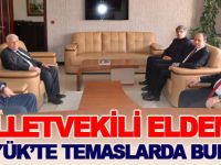 MİLLETVEKİLİ HALİL ELDEMİR, BOZÜYÜK’TE TEMASLARDA BULUNDU