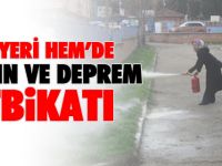 PAZARYERİ HEM’DE YANGIN ve DEPREM TATBİKATI