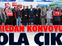 “VİCDAN KONVOYU”  YOLA ÇIKTI
