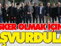 ASKER OLMAK İÇİN BAŞVURDULAR