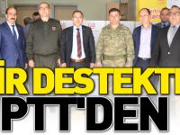 BİR DESTEKTE PTT'DEN
