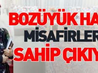 BOZÜYÜK HALKI MİSAFİRLERİNE SAHİP ÇIKIYOR