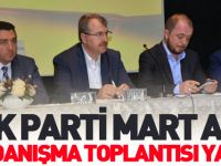 AK PARTİ MART AYI İLÇE DANIŞMA TOPLANTISI YAPILDI