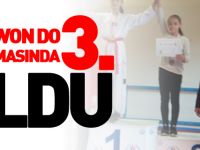 TAEKWON DO YARIŞMASINDA 3. OLDU