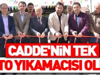 CADDE'NİN TEK OTO YIKAMACISI OLDU