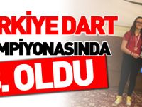 TÜRKİYE DART ŞAMPİYONASINDA 3. OLDU