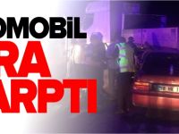 OTOMOBİL TIRA ÇARPTI