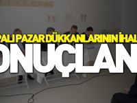 KAPALI PAZAR DÜKKANLARININ İHALESİ SONUÇLANDI