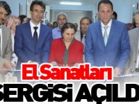 EL SANATLARI SERGİSİ AÇILDI
