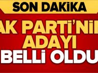 AK PARTİ'NİN ADAYI BELLİ OLDU