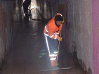 BOZÜYÜK’TE ALT GEÇİTLERDE KAPSAMLI TEMİZLİK