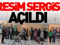 RESİM SERGİSİ AÇILDI