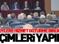 KÖYLERE HİZMET GÖTÜRME BİRLİĞİ SEÇİMLERİ YAPILDI