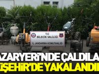 PAZARYERİ'NDE ÇALDILAR ESKİŞEHİR'DE YAKALANDILAR