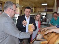 ESNAFLARI TEK TEK ZİYARET ETTİLER