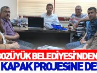 BOZÜYÜK BELEDİYESİ’NDEN MAVİ KAPAK PROJESİNE DESTEK