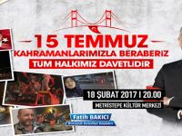 Bozüyük’te “15 Temmuz Kahramanlarımızla Beraberiz” Adlı Söyleşi Programı Düzenlenecek