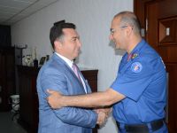 BİNBAŞI CAN’DAN BAŞKAN BAKICI’YA VEDA ZİYARETİ