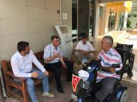 TEKERLEKLİ SANDALYE HEDİYE EDİLDİ