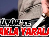 BOZÜYÜK'TE BIÇAKLA YARALAMA