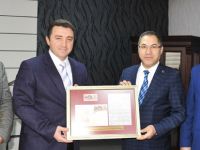 PTT BAŞMÜDÜRÜ BOZKURT BAŞKAN BAKICI'YI ZİYARET ETTİ