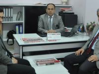 İLÇE MEM MÜDÜRÜ ÇELİK, GAZETEMİZİ ZİYARET ETTİ