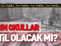 OKULLAR TATİL Mİ ?