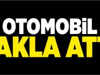 OTOMOBİL TAKLA  ATTI