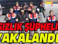 HIRSIZLIK ŞÜPHELİLERİ YAKALANDI