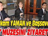 KAYMAKAM YAMAN VE BAŞSAVCI KILIÇ KENT MÜZESİNİ ZİYARET ETTİ