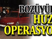BOZÜYÜK’TE HUZUR OPERASYONU