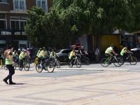 BOZÜYÜK'TE MOLA VERDİLER