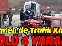 OSMANELİ'DE TRAFİK KAZASI