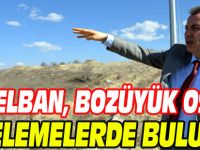 VALİ ELBAN, BOZÜYÜK OSB'DE İNCELEMELERDE BULUNDU