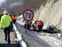 MEZİTLER'DE FECİ KAZA