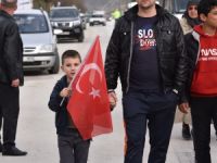 ŞEHİTLERİMİZE SAYGI YÜRÜYÜŞÜ