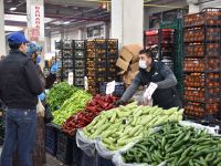 TEDBİRLER ARTTIRILDI PAZAR BOŞALDI