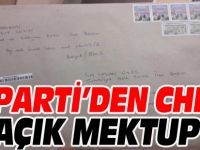 AK PARTİ'DEN CHP'YE AÇIK MEKTUP
