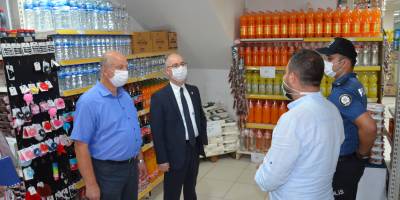 Bozüyük'te koronavirüs denetimleri sürüyor