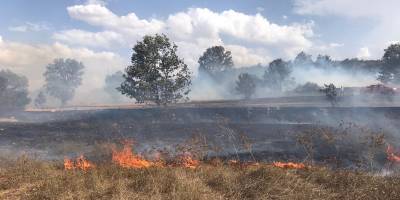 3 ayrı noktada çıkan yangın çevreye zarar vermeden söndürüldü