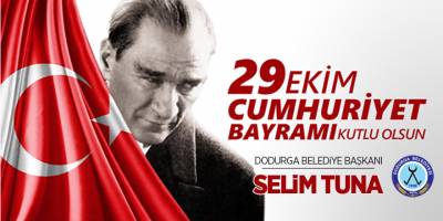 Dodurga Belediyesi 29 Ekim Cumhuriyet Bayramı Kutlama İlanı