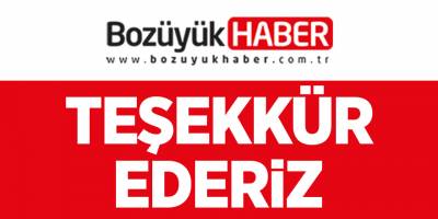 Teşekkür ederiz!