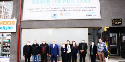 BOZÜYÜK TSO COVID-19 PCR TEST MERKEZİ HİZMETİNE DEVAM EDİYOR